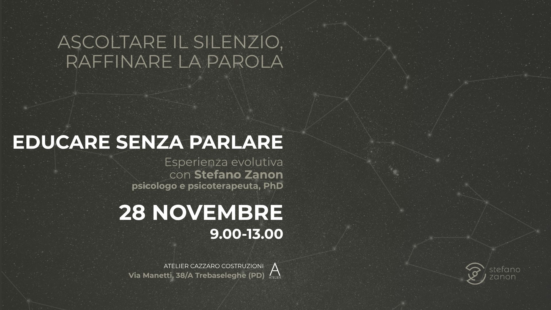 Stefano Zanon - Educare senza parlare